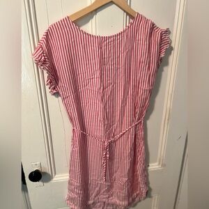 Ruffle stripe flowy dress. Very comfy and feminine